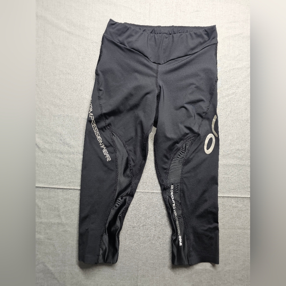 Orca Compression kompression wear capri shorts thigh length black small